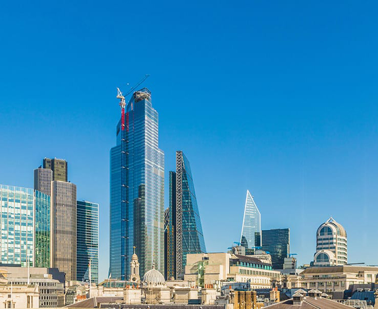 City of london skyline london england